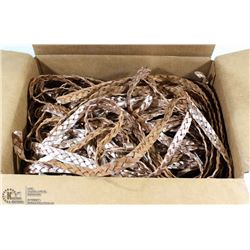 BOX OF BRAIDED LEATHER LADIES BELTS