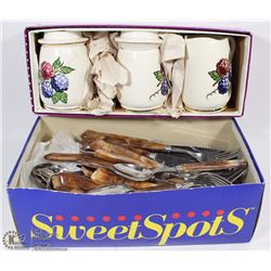 CUTLERY SET AND NEW KNOTTS BERRY FARM