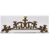 Image 1 : CAST METAL 5 CANDLE HOLDER 22"WIDE