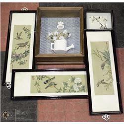 LOT OF JAPANESE WALL ART