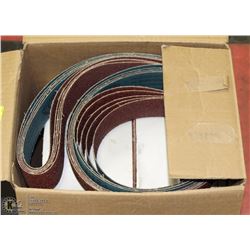 BOX OF ASSORTED SANDBELTS