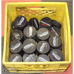 75 HARD HOCKEY PUCKS