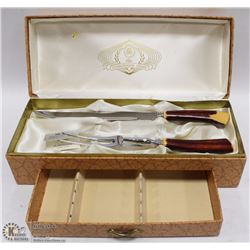 BONE HANDLE CARVING SET