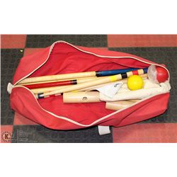 CROQUET SET IN BAG