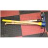 Image 1 : LOT WITH SPLITTING AXE, SLEDGE HAMMER & ICE PICK