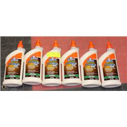 LOT OF SIX 473ML ELMERS WOOD GLUE