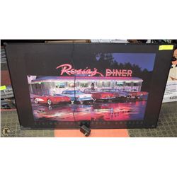 ROSIES DINER LIGHTUP PICTURE (SMALL DAMAGE ON