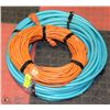 Image 1 : APPROX 75' 3/8" AIR HOSE AND 100' EXTENSION CORD