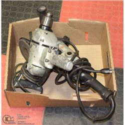 LOT OF BLACK AND DECKER 7"/9" GRINDER AND HAMMER