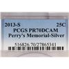 Image 3 : 2013-S SILVER PERRY'S MEMORIAL QUARTER PCGS PR70