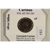 Image 3 : SILVER BILLON 283-285 A.D. CARINUS ANCIENT COIN