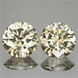 Natural Champagne Diamond Matching Pair 1.04 cts