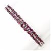 Natural Rhodolite Garnet 96 Carats Bracelet