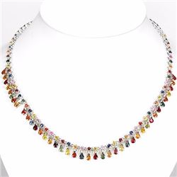 Natural Fancy Sapphire 175 Carats Necklace