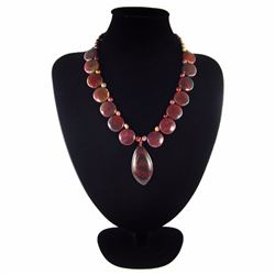 Natural Multi-Color Picasso Diamond Polished Necklace