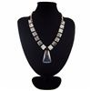 Image 1 : Natural MultiColor Pietersite Diamond Polished Necklace