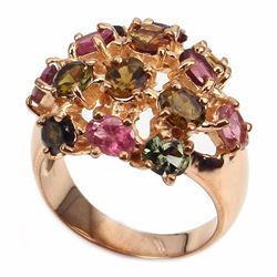 Natural Fancy Tourmaline Ring