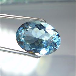 Natural Sky Blue Aquamarine 3.40 Cts {Flawless-VVS1)