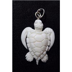 Hand Carved Turtle Pendant