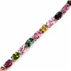 Image 2 : Natural Fancy Color Tourmaline Bracelet