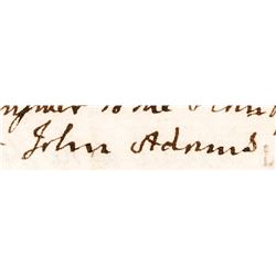 JOHN ADAMS + SAMUEL QUINCY BOSTON MASSACRE TRIAL Lawyers Dec. 5, 1770 Signed !