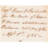 Image 5 : DAVID BUSHNELL Signed Corps of Sappers + Miners, First Submarine TURTLE Inventor