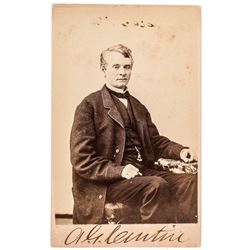 c. 1860s Civil War PA. Governor ANDREW GREGG CURTIN Signed Carte de Visite