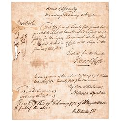 Rare 1778 NOBLE WIMBERLY JONES Signed Georgia Revolutionary War Resolution!