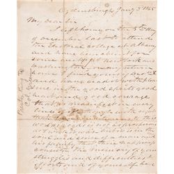 1865 Civil War Letter Regarding a Murder Charge Appeal to President Lincoln
