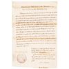 Image 1 : Rare 1816 JAMES MADISON Signed Presidential Pardon for smuggling Foreign Goods