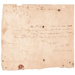 c. 1776 General John Sullivan ALS Sent to Major General Charles Lee re: Tories