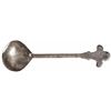 Image 2 : c. 1660 French Fleur-De-Lis Design Large Early Colonnial Period Pewter Spoon