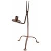 Image 1 : c. 1700s Colonial American Hand-Forged Blacksmith Made Rushlight Candleholder