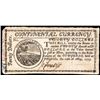 Image 1 : First Issue Continental Currency, May 10, 1775 $20 MARBLED BORDER. PCGS VF-35