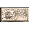 Image 1 : First Issue Continental Currency, May 10, 1775 $20 MARBLED BORDER. PCGS VF-35