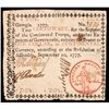 Image 1 : Colonial Currency, Georgia Sept. 10, 1777 $1 JUSTICE Seal Note