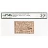 Image 3 : Colonial Currency, Massachusetts. June 18, 1776. One Shilling. PMG VF-30