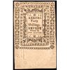 Image 2 : Colonial Currency, Rhode Island. November 6, 1775. Forty Shillings Note PCGS EF-40