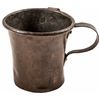 Image 2 : c. 1775 Revolutionary War Era Handmade FormalTwo Handled Brass TOASTING CUP