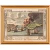 Image 1 : 1781 Engraved View of The Attack on Bunker's Hill + Burning of Charles-Town