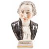 Image 1 : Decorative George Washington Decorative Hand-Painted Porcelain Erphila Bust