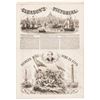 Image 2 : 1852-53, 4 Historical Pages from GLEASON’S PICTORIAL, Boston, Extremely Fine