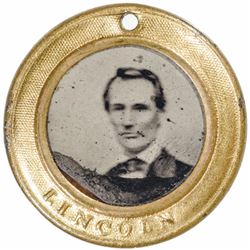 ABRAHAM LINCOLN & HANNIBAL HAMLIN Presidential Campaign Ferrotype