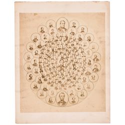 1865 13th Amendment to the U.S. Constitution Large Size Collage Photograph