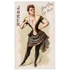 Image 1 : c. 1890 Colorful Hard-A-Port Cut Plug Playing Cards, Complete Full Deck of 53
