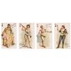 Image 3 : c. 1890 Colorful Hard-A-Port Cut Plug Playing Cards, Complete Full Deck of 53
