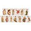 Image 4 : c. 1890 Colorful Hard-A-Port Cut Plug Playing Cards, Complete Full Deck of 53