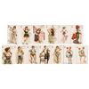 Image 7 : c. 1890 Colorful Hard-A-Port Cut Plug Playing Cards, Complete Full Deck of 53