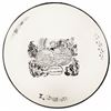 Image 1 : c. 1790, Map of The World Historical Liverpool Creamware Bowl