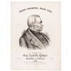 Image 1 : 1847 Portrait of Gen. Zachary Taylor on Grand Triumphal Quick Step Music Sheet